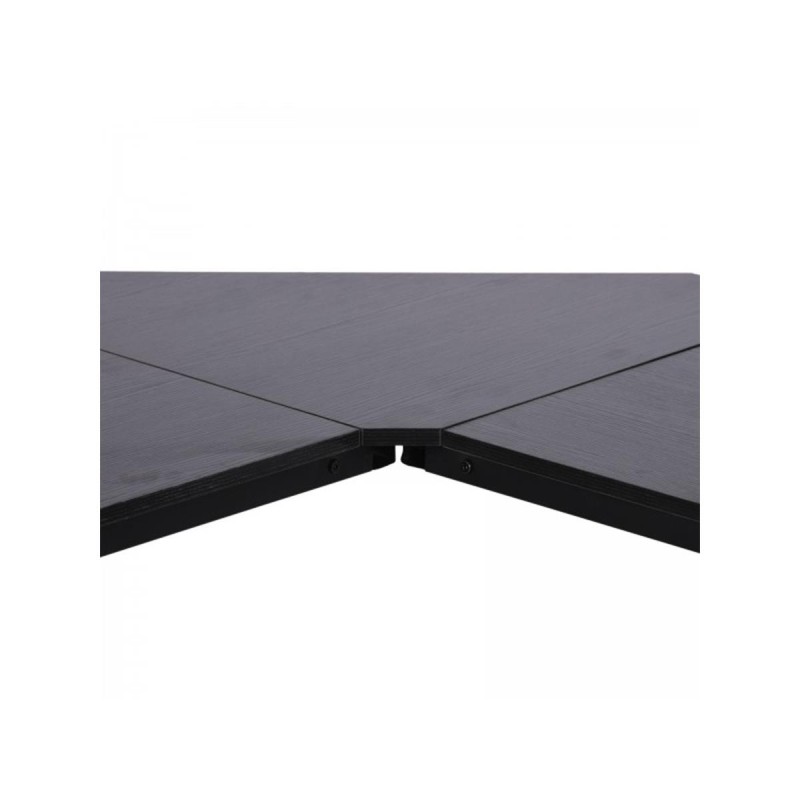 Mesa de Oficina MARLY en Metal y Madera, color Negro