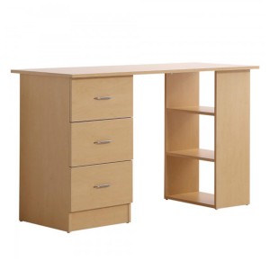 Mesa de Ordenador LIAM en Madera color Blanco
