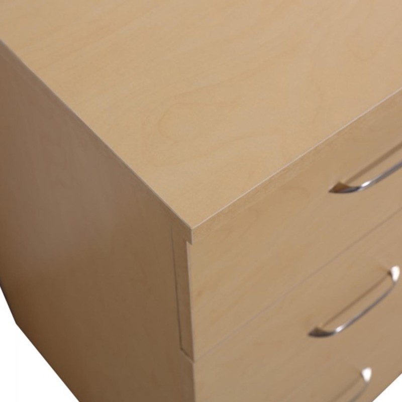 Mesa de Ordenador LIAM en Madera color Blanco