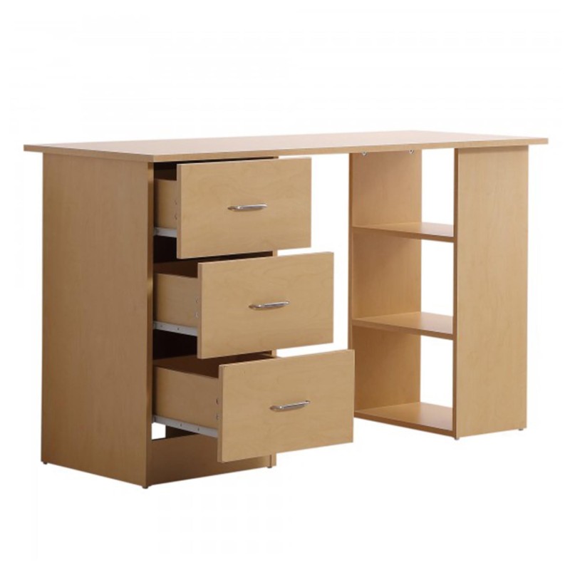 Mesa de Ordenador LIAM en Madera color Blanco