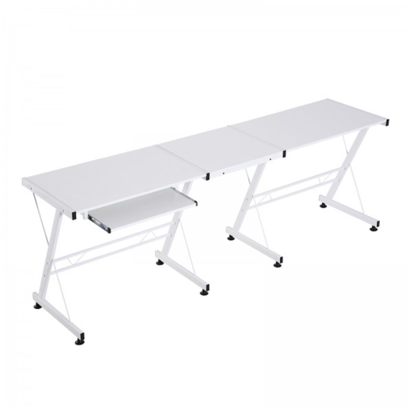 Mesa de ordenador ELTON, en metal, color negro