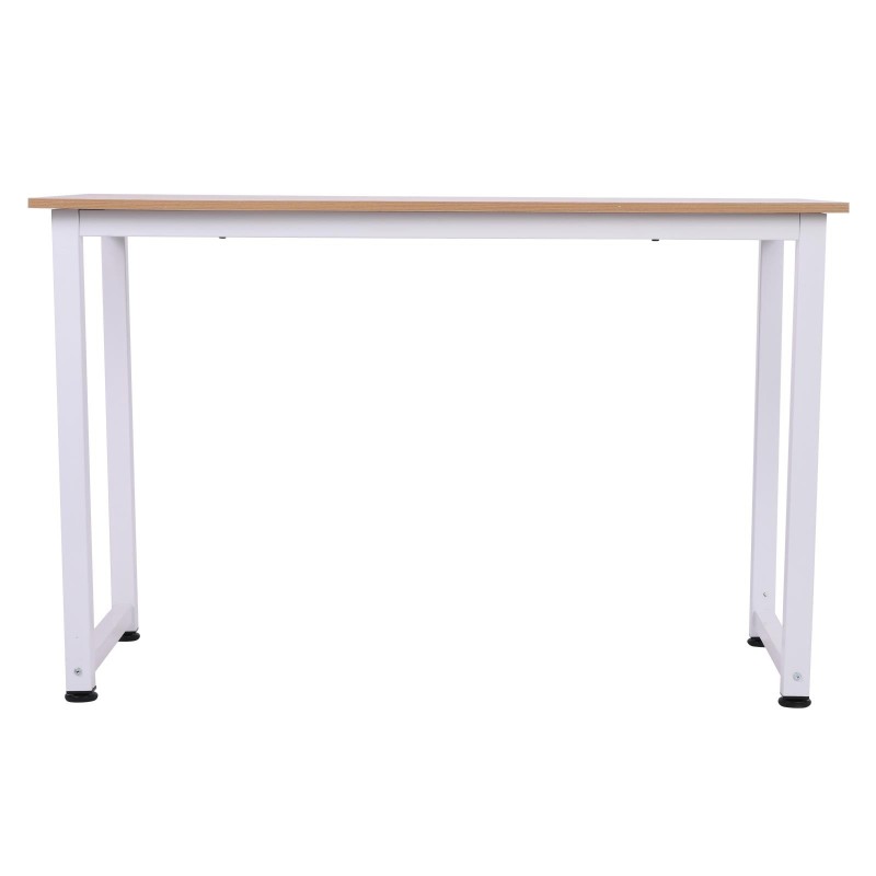 Mesa de Oficina DUSKO en Metal y Madera, color Negro y Roble