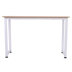 Mesa de Oficina DUSKO en Metal y Madera, color Negro y Roble