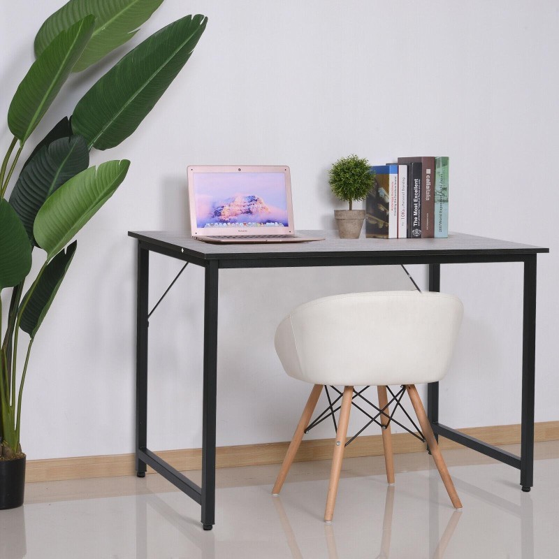 Mesa de Oficina ARDIT en Metal y Madera, color Negro