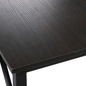Mesa de Oficina ARDIT en Metal y Madera, color Negro