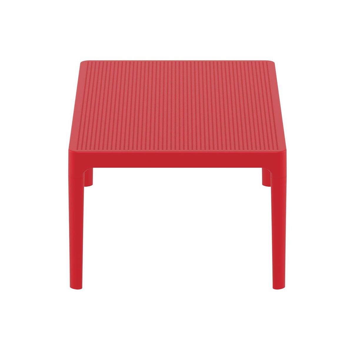 Mesa Auxiliar EOLO, Dimensiones 100x60x40 cm, color Amarillo
