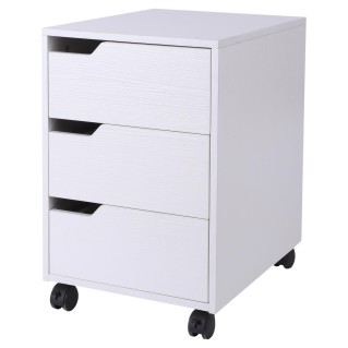 Archivador con Ruedas YOKU, 3 Cajones, color Blanco
