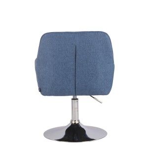 Silla de Confidente DARRY BASE TELA, con Costuras, Negro