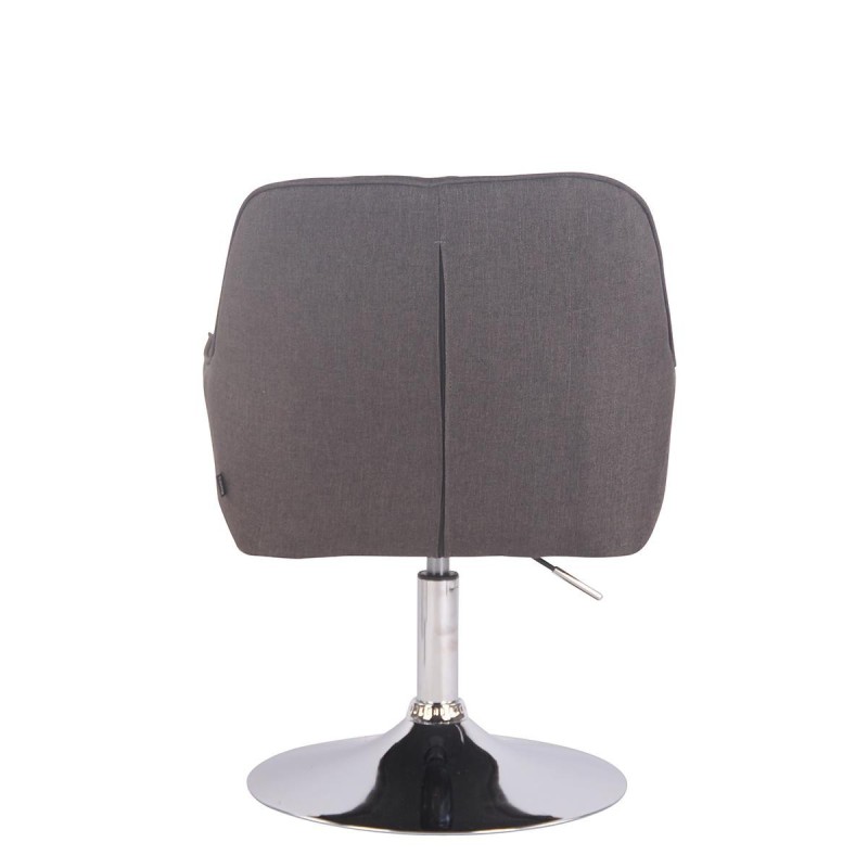 Silla de Confidente DARRY BASE TELA, con Costuras, Negro