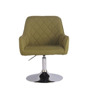 Silla de Confidente DARRY BASE TELA, con Costuras, Negro