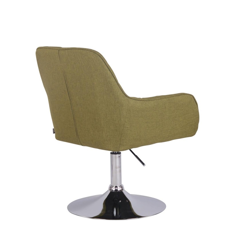 Silla de Confidente DARRY BASE TELA, con Costuras, Negro