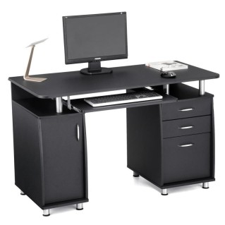 Mesa para Ordenador MOKE en Madera Negra