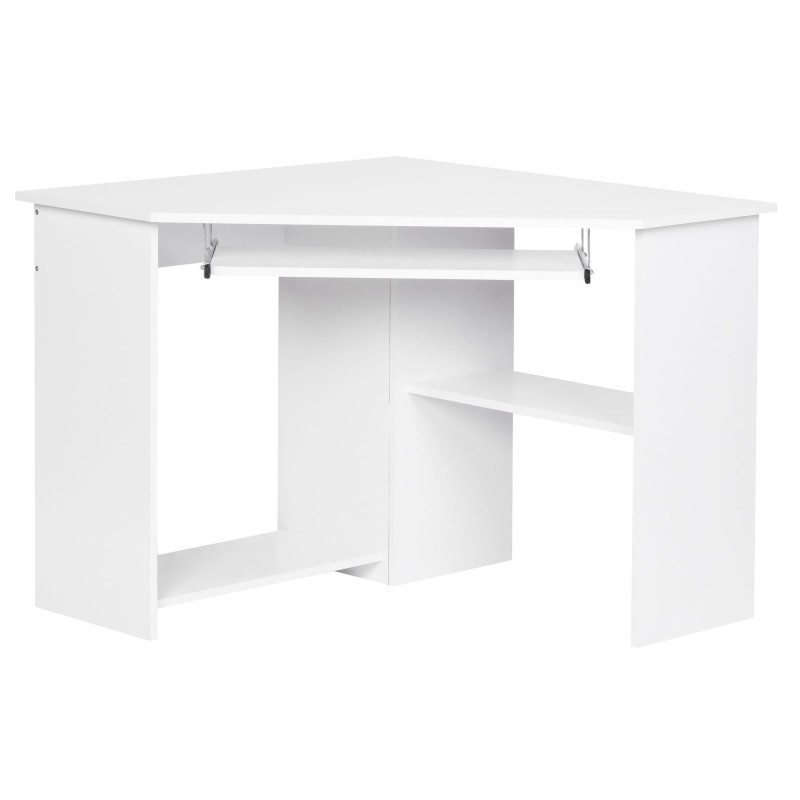 Mesa de ordenador esquinera MARKUS, en blanco