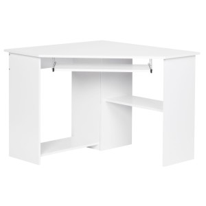 Mesa de ordenador esquinera MARKUS, en blanco