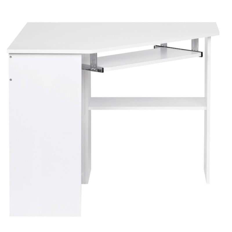 Mesa de ordenador esquinera MARKUS, en blanco