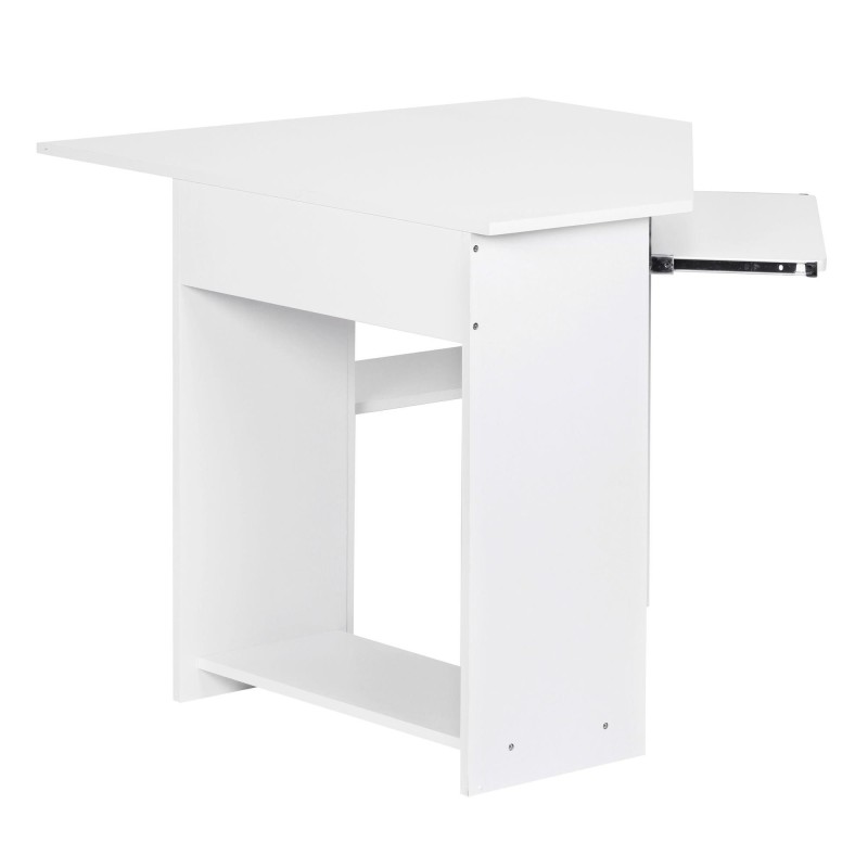 Mesa de ordenador esquinera MARKUS, en blanco