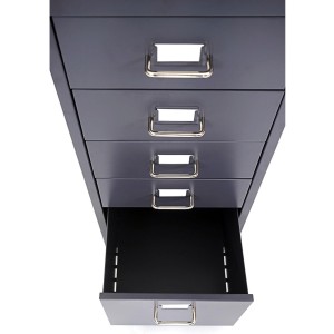 Archivador HUT 8 CAJONES, 109x28x44 cm, en Acero color Blanco