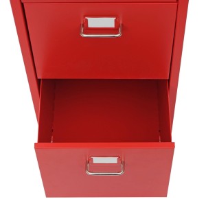 Archivador HUT 8 CAJONES, 109x28x44 cm, en Acero color Blanco