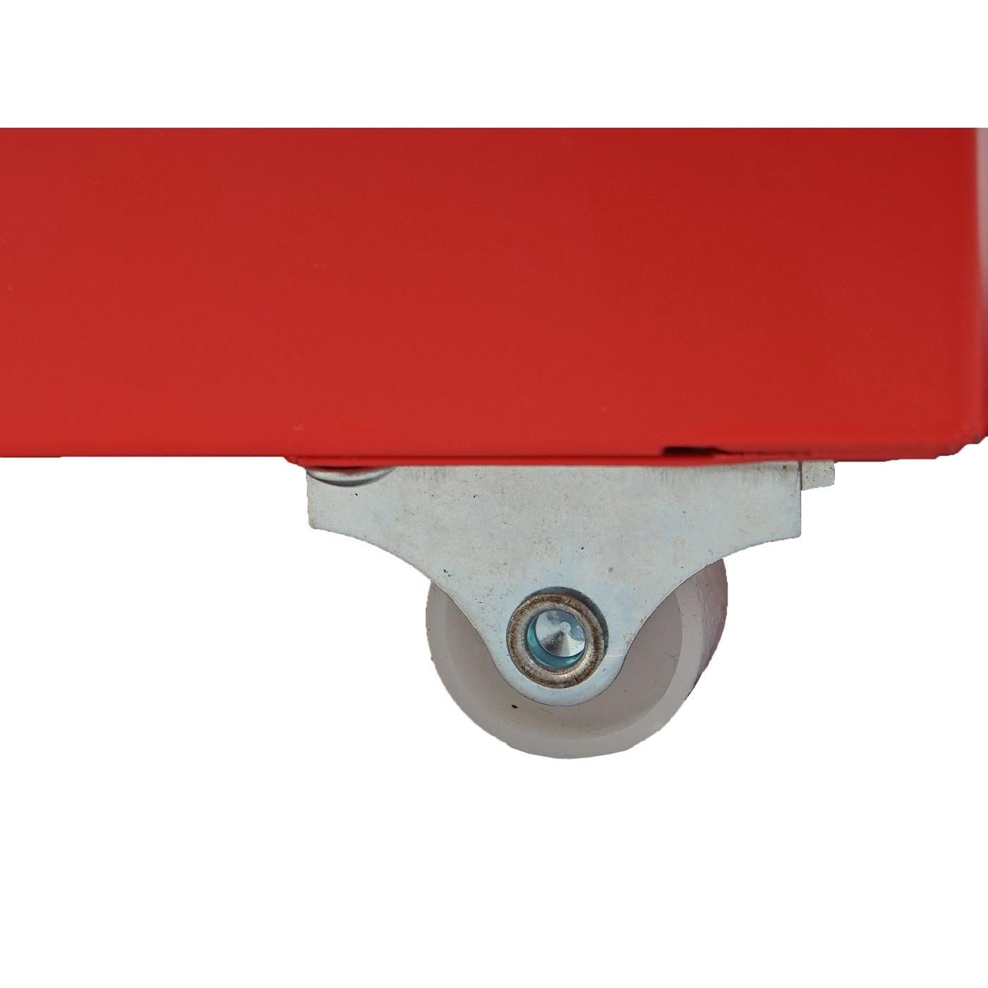 Archivador HUT 8 CAJONES, 109x28x44 cm, en Acero color Blanco