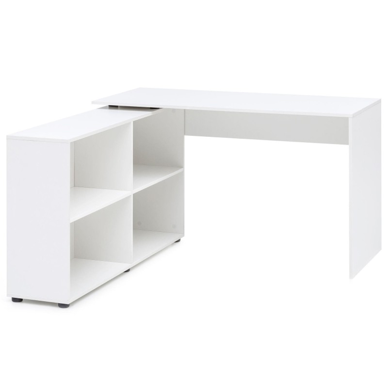 Mesa de ordenador JULIA, configurable, en blanco