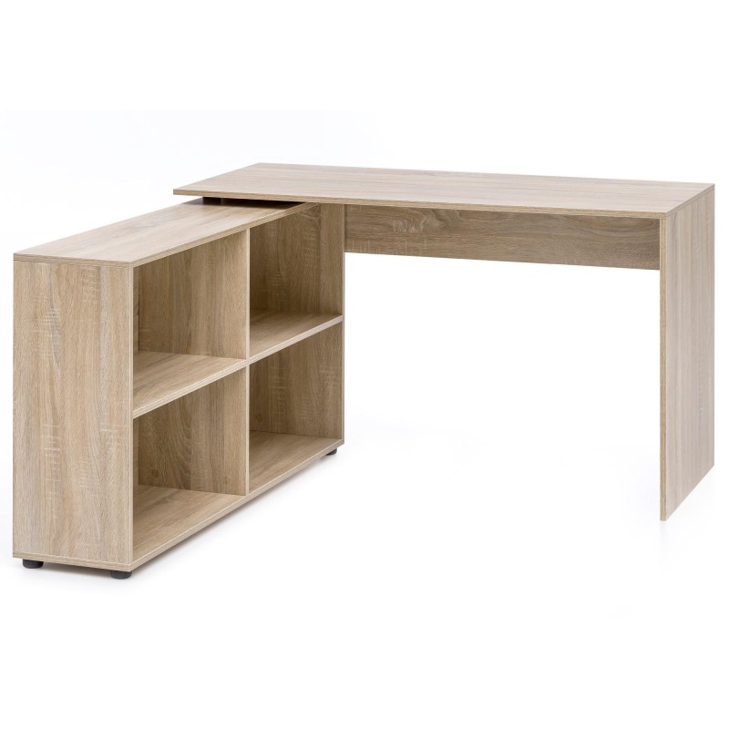 Mesa de ordenador JULIA, configurable, en blanco