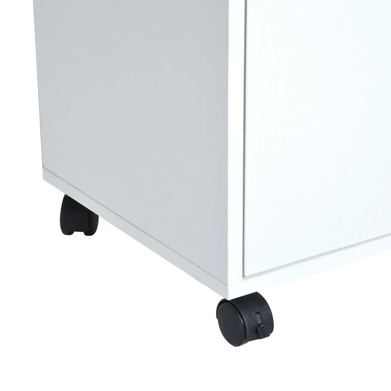 Archivador con Ruedas CHARLY, 40x35x60 cm, color Blanco