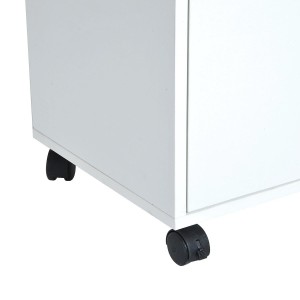 Archivador con Ruedas CHARLY, 40x35x60 cm, color Blanco