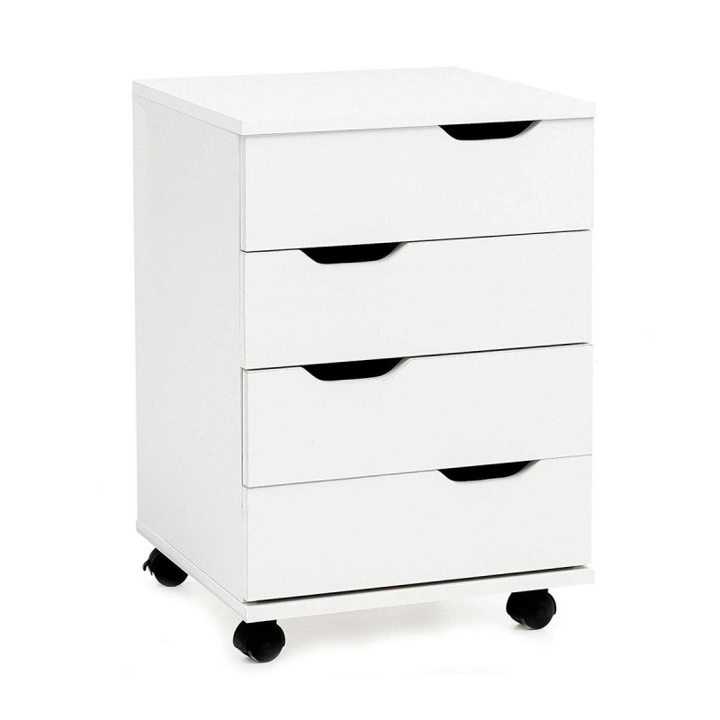 Archivador con Ruedas CONGO, color Blanco