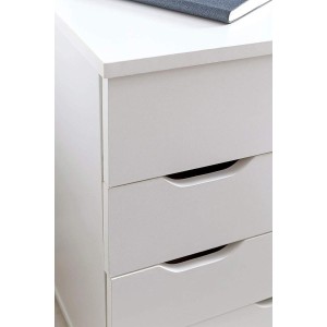 Archivador con Ruedas CONGO, color Blanco