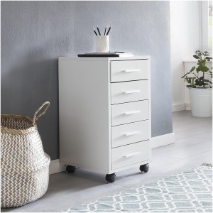 Cajonera con Ruedas KLAY color Blanco