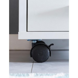 Cajonera con Ruedas KLAY color Blanco