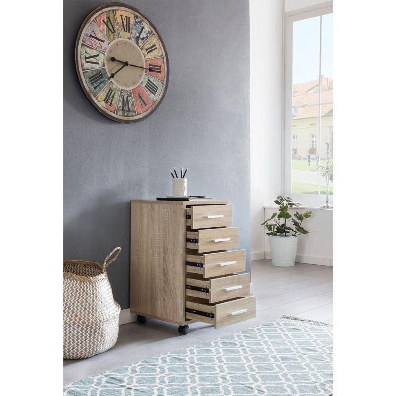 Cajonera con Ruedas KLAY color Blanco