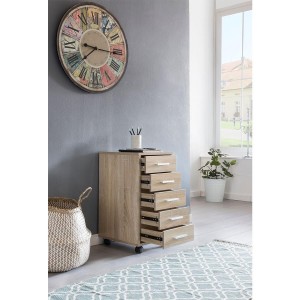 Cajonera con Ruedas KLAY color Blanco