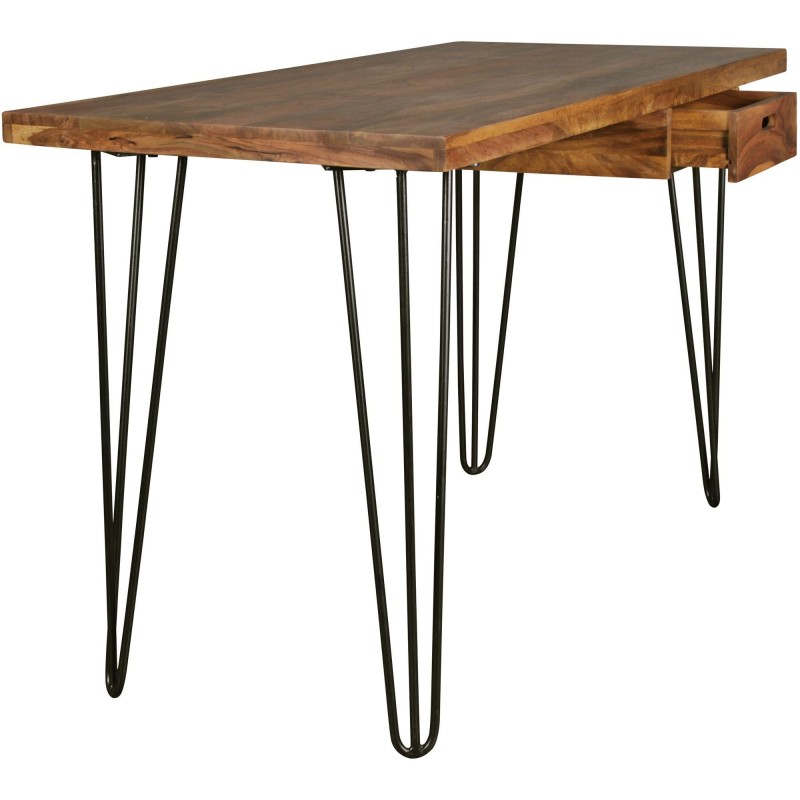 Escritorio GAMBIA, con cajón, en madera maciza