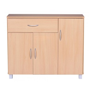 Armario Multiusos BERYL, En Madera, Color Blanca