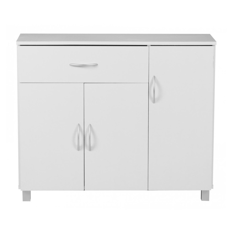 Armario Multiusos BERYL, En Madera, Color Blanca