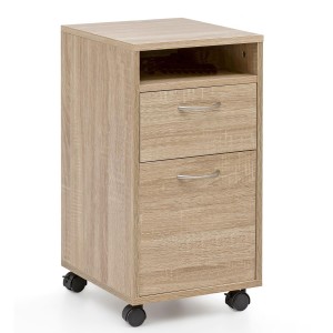 Archivador con Ruedas LEXI en Madera Color Roble