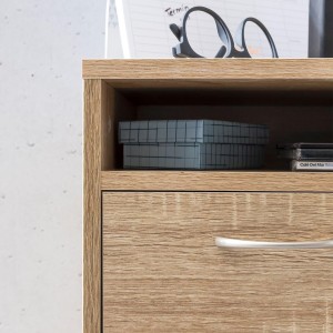 Archivador con Ruedas LEXI en Madera Color Roble