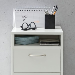 Archivador con Ruedas LEXI en Madera Color Roble