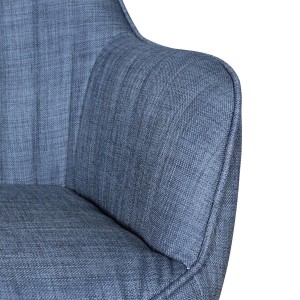 Silla de Oficina MARLA, En Tela, Color Negro