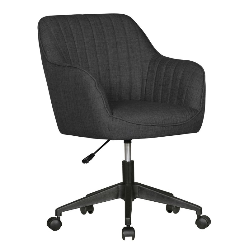 Silla de Oficina MARLA, En Tela, Color Negro