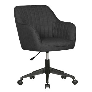 Silla de Oficina MARLA, En Tela, Color Negro