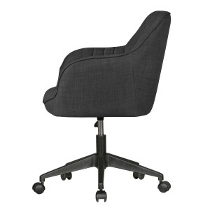 Silla de Oficina MARLA, En Tela, Color Negro