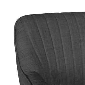 Silla de Oficina MARLA, En Tela, Color Negro