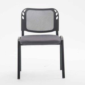Silla de confidente MAIKEL, Apilable, Color Negro