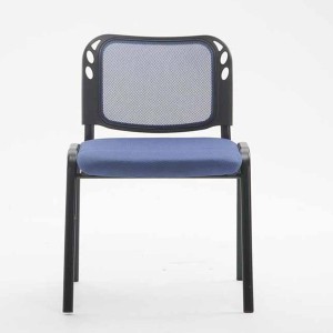 Silla de confidente MAIKEL, Apilable, Color Negro