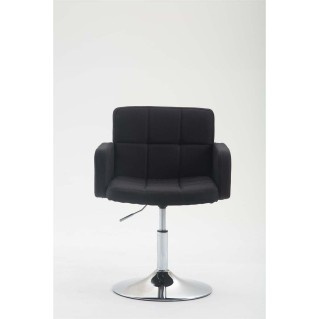 Silla de Confidente NADIR TELA, color Negro 2