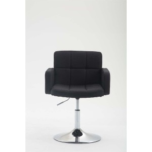 Silla de Confidente NADIR TELA, color Negro