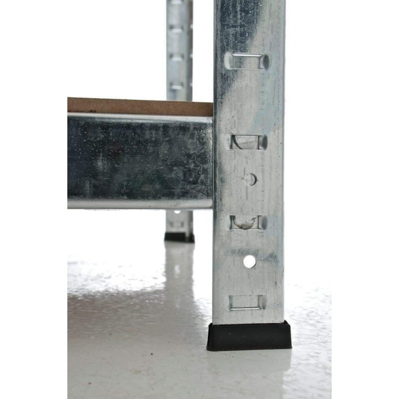 Estantería Metálica AGATA, 90x40x200 cm, 5 Estantes, color Negro