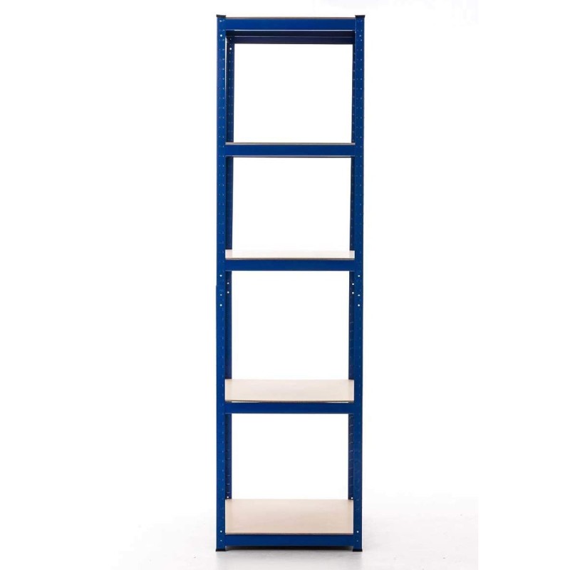 Estantería Metálica AGATA, 90x45x180 cm, 5 Estantes, color Azul